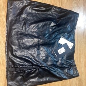 Leather skirt